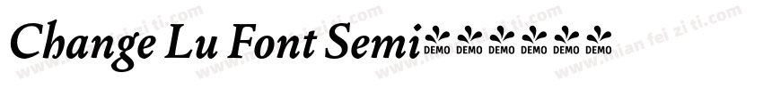 Change Lu Font Semi字体转换